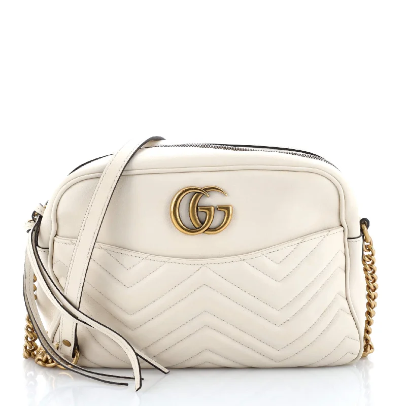 Ladies Gucci Dionysus bags with a star - shaped charmGG Marmont Shoulder Bag Matelasse Leather Medium