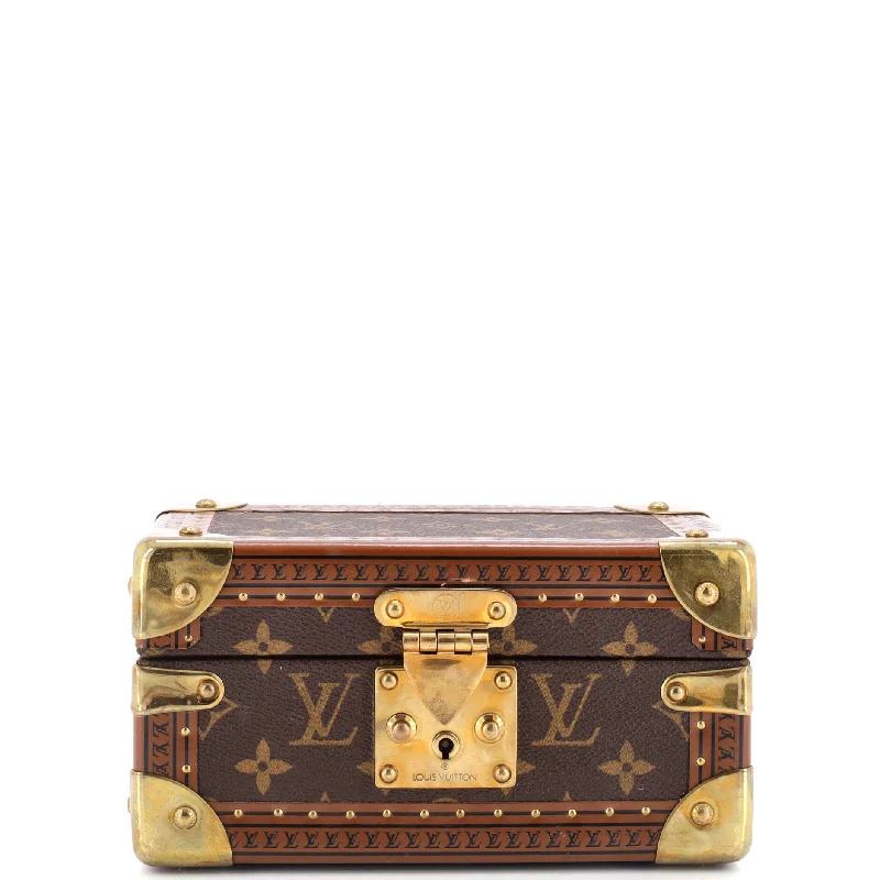 Louis Vuitton bags with a front - zip pocket for small items like keysCoffret Tresor Monogram Canvas 20