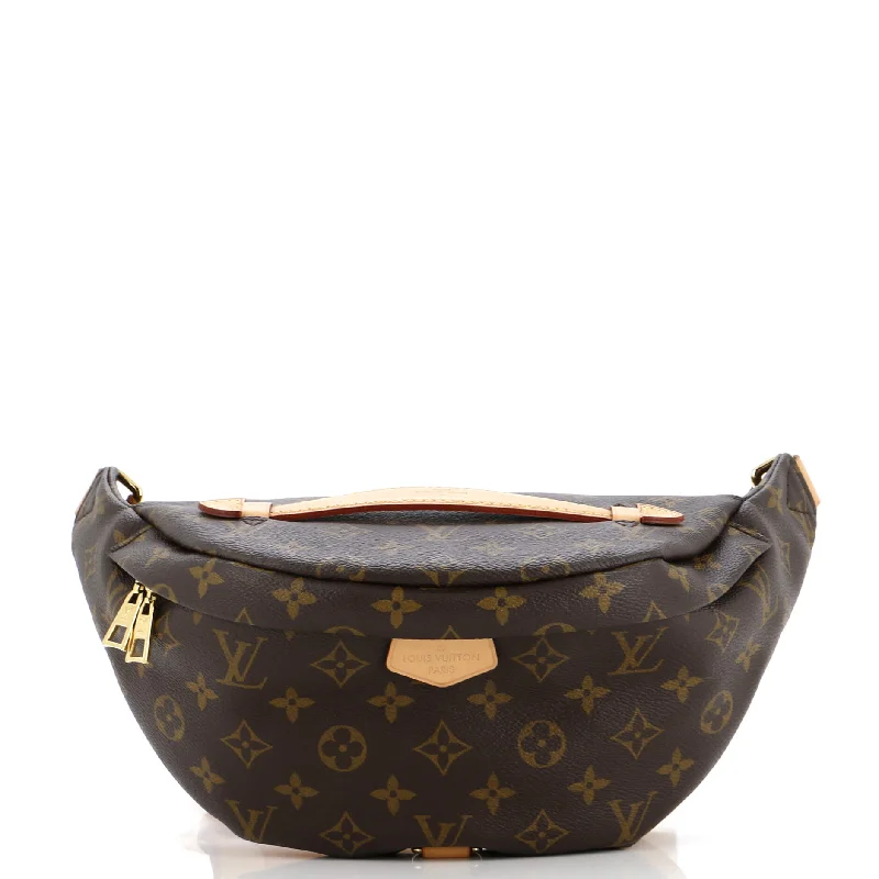 Ladies Louis Vuitton handbags with a detachable coin purse insideBum Bag Monogram Canvas