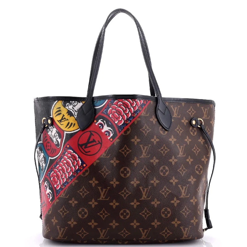 Ladies Louis Vuitton Capucines bags with a detachable shoulder strapNeverfull NM Tote Limited Edition Kabuki Monogram Canvas MM