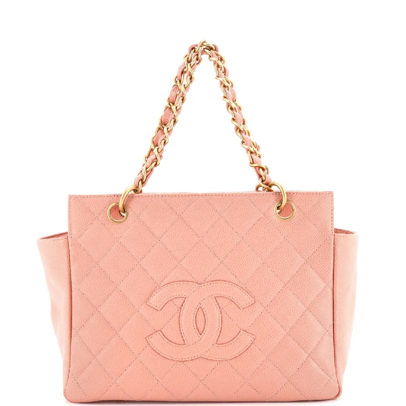 Christian Dior handbags with a detachable mirror for on - the - go touch - upsPetite Timeless Tote Quilted Caviar