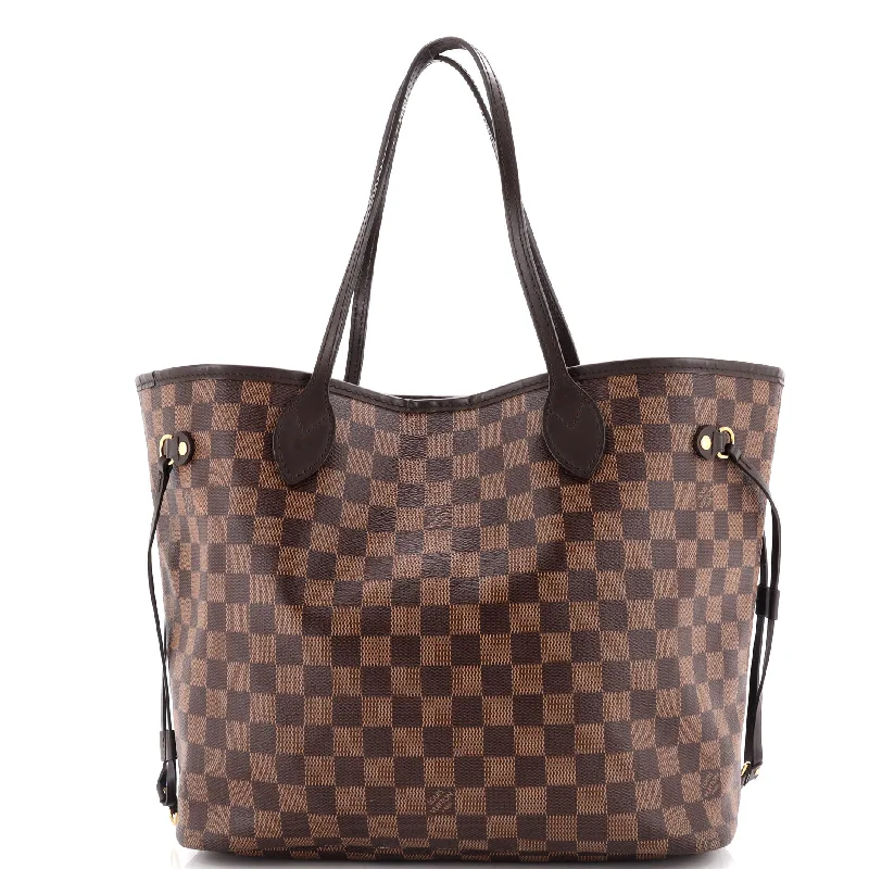 Ladies Louis Vuitton shoulder bags with a magnetic - closure flap for easeNeverfull NM Tote Damier MM