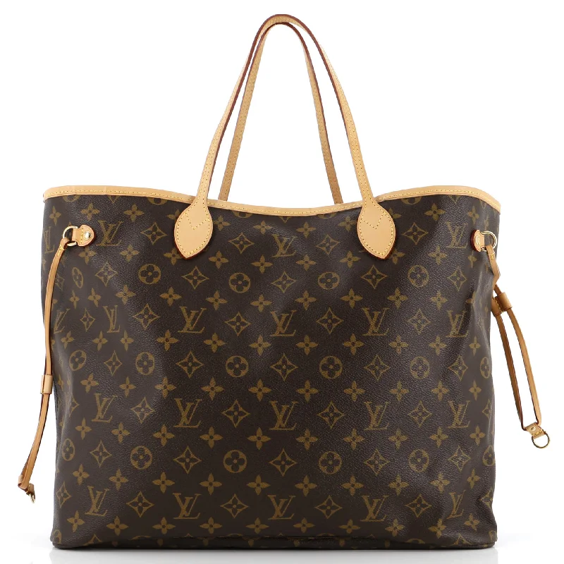 Louis Vuitton tote bags with a printed LV logo on the front for brand visibilityNeverfull NM Tote Monogram Canvas GM