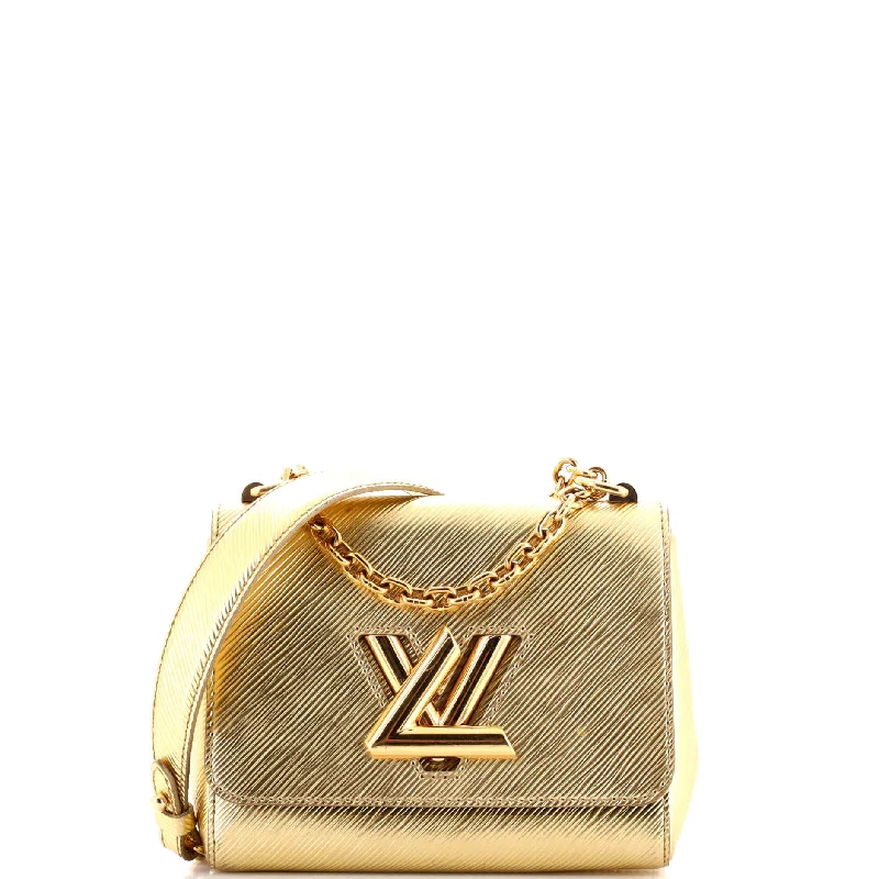 Ladies Louis Vuitton shoulder bags with a single - handle silhouetteTwist Handbag Epi Leather PM