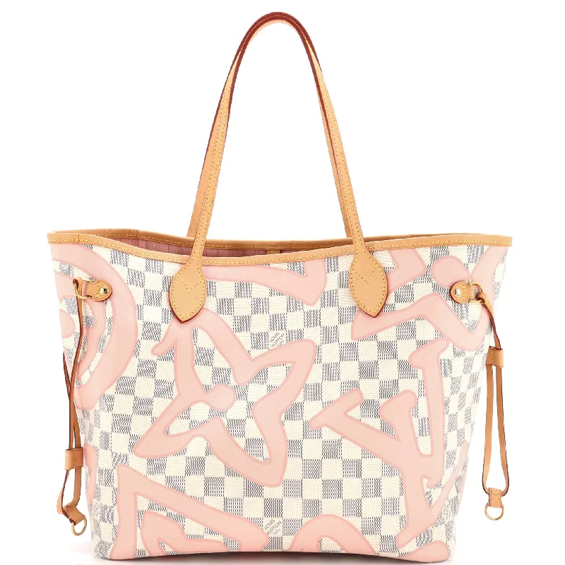 Louis Vuitton bags with a detachable mirror inside for on - the - go touch - upsNeverfull NM Tote Limited Edition Damier Tahitienne MM