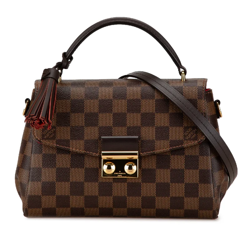 Louis Vuitton backpacks with a sleek, minimalist design for styleBrown Louis Vuitton Damier Ebene Croisette Satchel