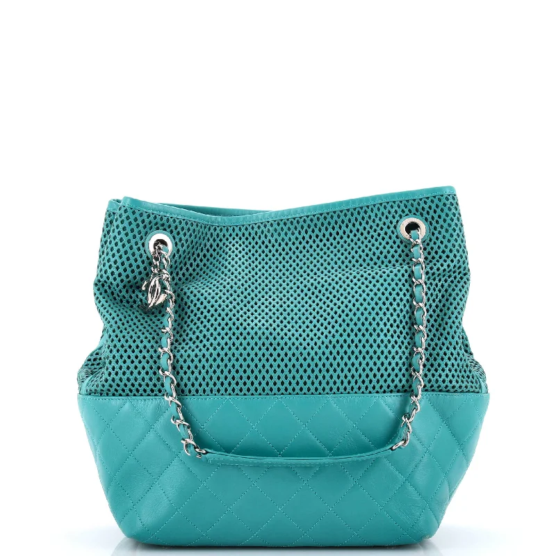 Christian Dior crossbody bags with a front - flap pocket for easy accessUp In The Air Tote Perforated Leather North South