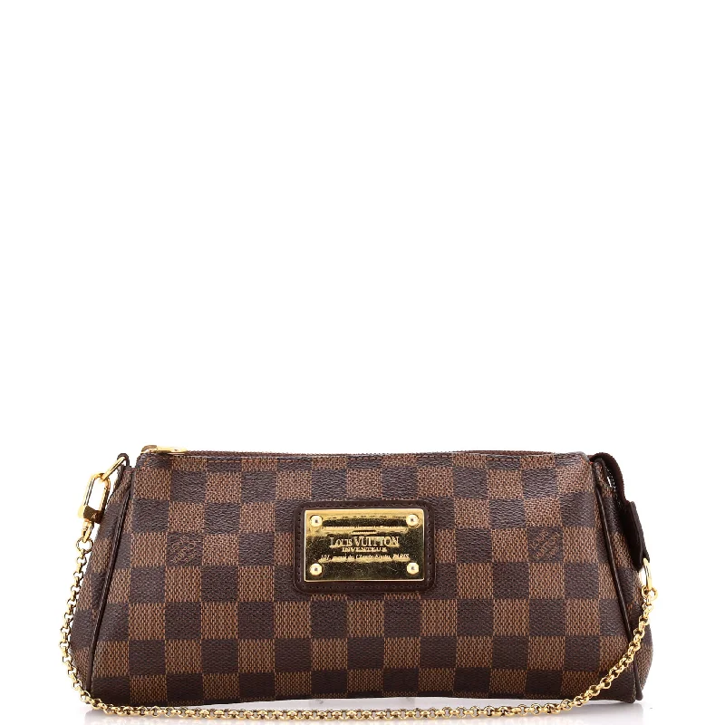 Louis Vuitton bags with a front - flap pocket for quick - access itemsEva Handbag Damier