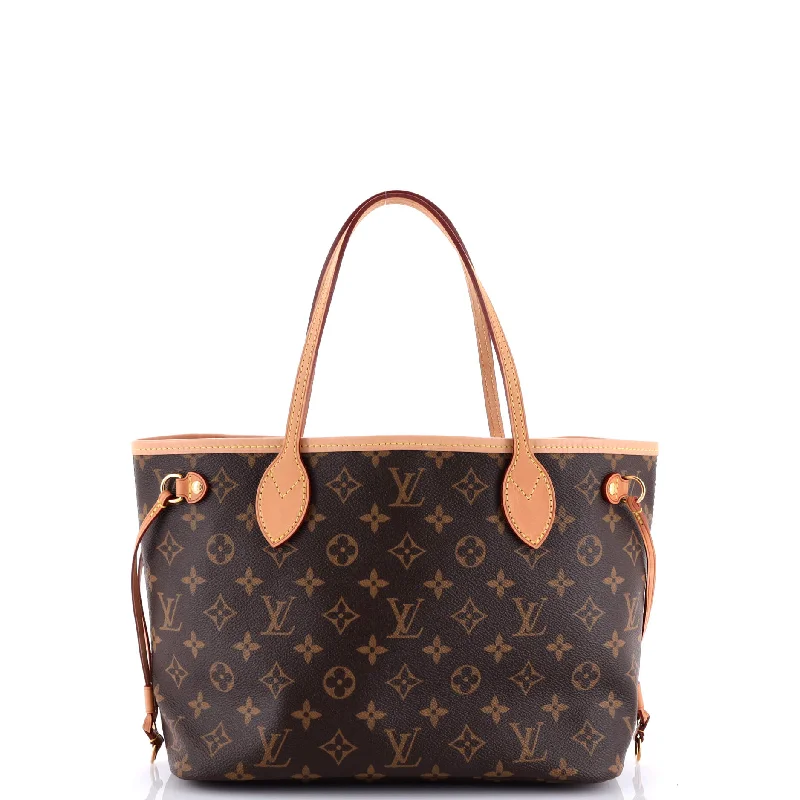 Louis Vuitton handbags with a beaded trim for a touch of glamourNeverfull NM Tote Monogram Canvas PM