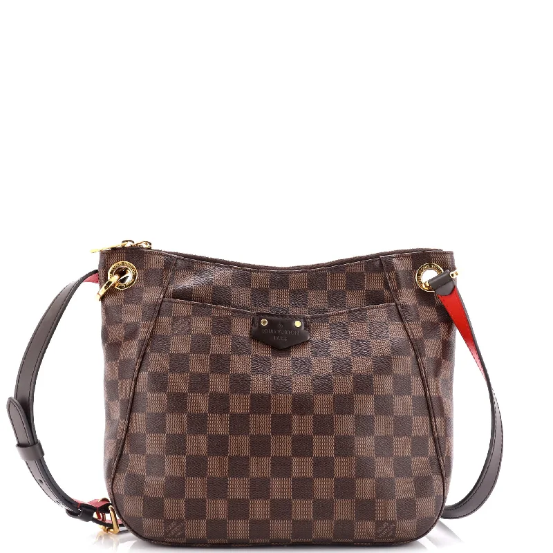 Ladies Louis Vuitton Capucines bags with gold - toned hardwareSouth Bank Besace Bag Damier