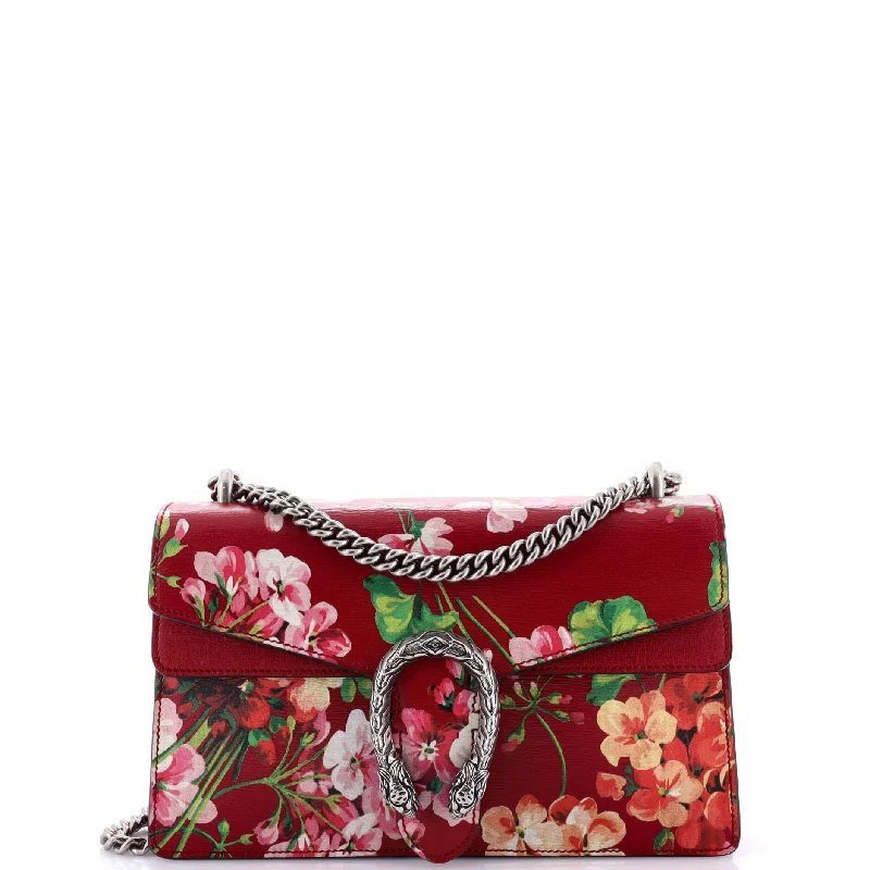 Small - sized Women Gucci shoulder bags for evening outingsDionysus Bag Blooms Print Leather Small