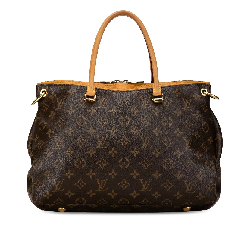 Ladies Louis Vuitton Capucines bags with a detachable shoulder strapBrown Louis Vuitton Monogram Pallas MM Satchel