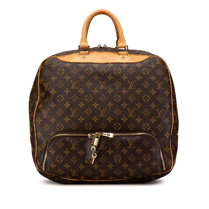 Louis Vuitton Alma bags with a detachable shoulder strap for versatilityBrown Louis Vuitton Monogram Evasion Travel Bag