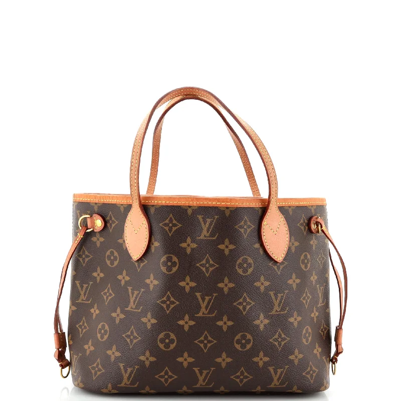 Louis Vuitton bags with a front - flap pocket for quick - access itemsNeverfull NM Tote Monogram Canvas PM