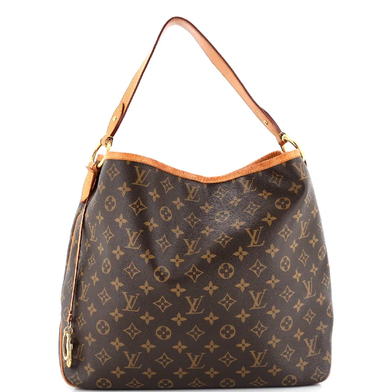 Louis Vuitton Twist bags with a contrast - colored interior for visual interestDelightful NM Handbag Monogram Canvas MM