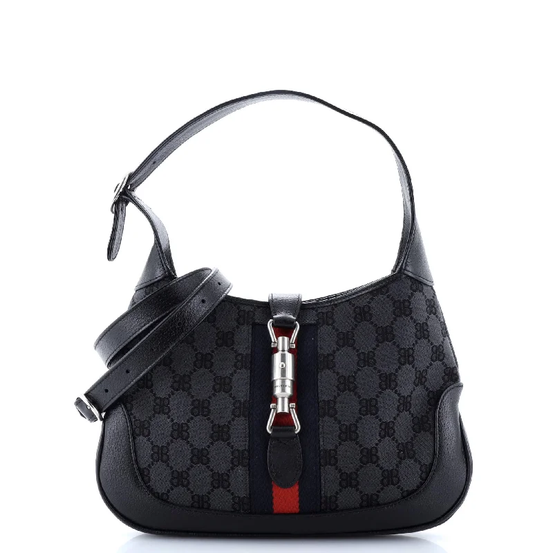 Women Gucci Sylvie bags featuring the signature web stripex Gucci The Hacker Project Jackie 1961 Hobo BB Canvas Small