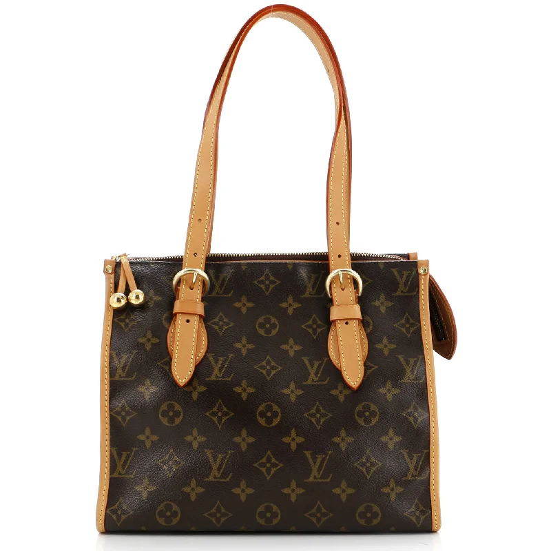 Ladies Louis Vuitton shoulder bags with a wide - width strap for comfortPopincourt Tote Monogram Canvas Haut