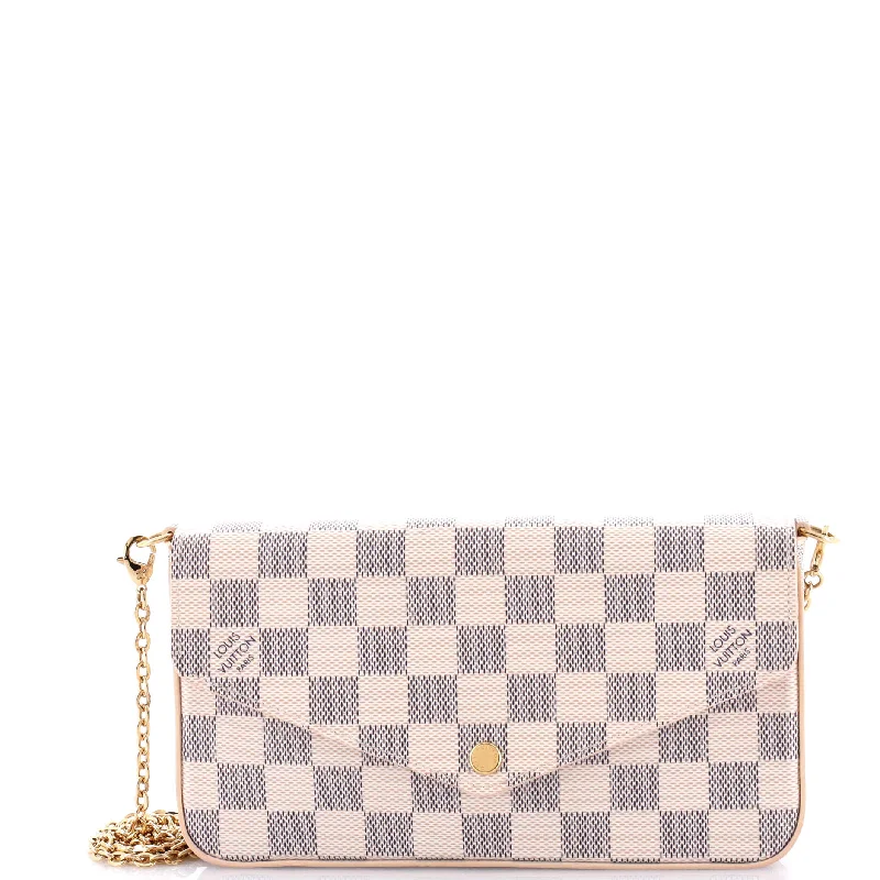 Louis Vuitton Alma bags featuring the signature top - handle designFelicie Pochette Damier