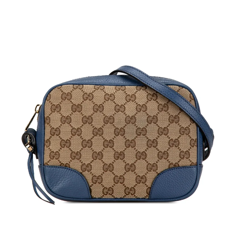 Gucci handbags for women with a metal - framed claspBrown Gucci GG Canvas Bree Crossbody