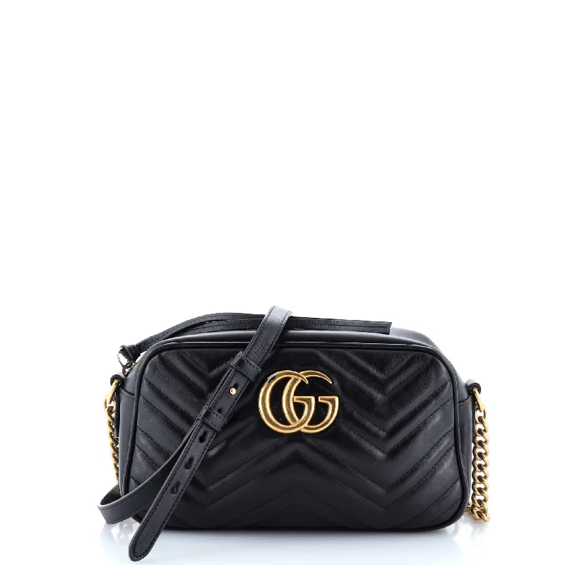 Gucci backpacks for women with a sleek silhouetteGG Marmont Shoulder Bag Matelasse Leather Small