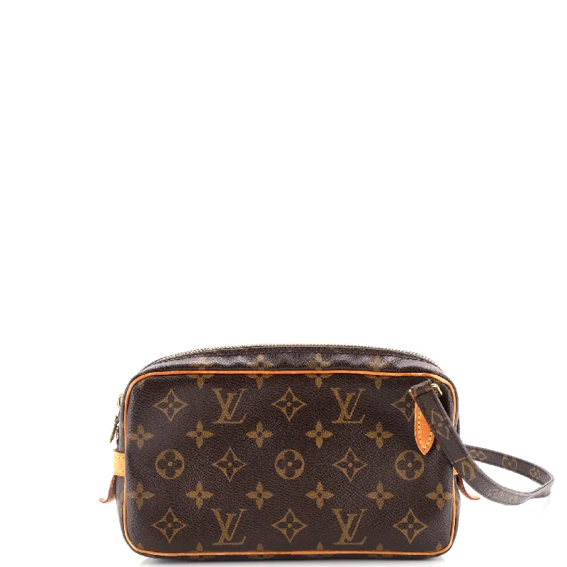 Louis Vuitton backpacks with a multi - pocket organization for functionalityPochette Marly Bandouliere Bag Monogram Canvas