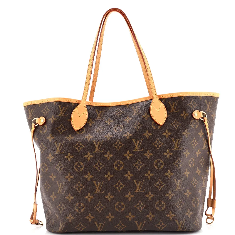 Louis Vuitton crossbody bags with a woven leather strap for textureNeverfull Tote Monogram Canvas MM