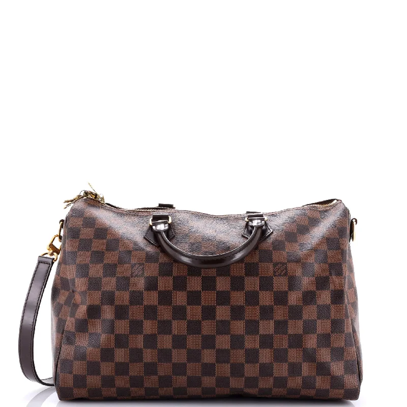 Ladies Louis Vuitton Capucines bags with gold - toned hardwareSpeedy Bandouliere Bag Damier 35