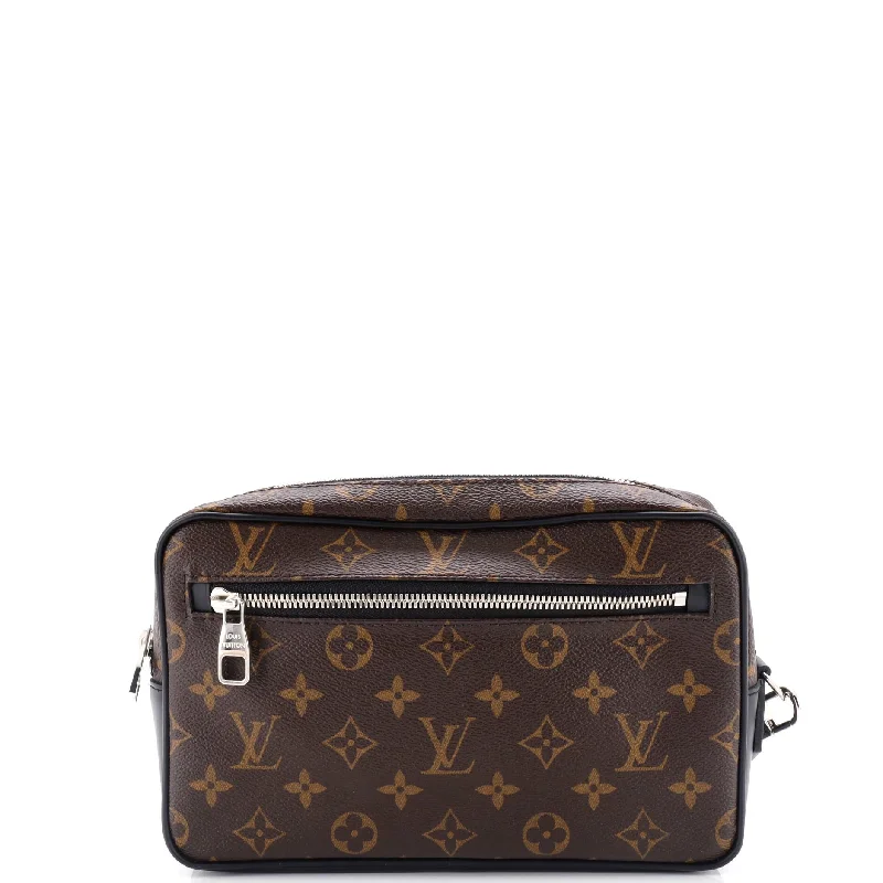 Louis Vuitton crossbody bags with a keychain holder for practicalityKasai Clutch Macassar Monogram Canvas