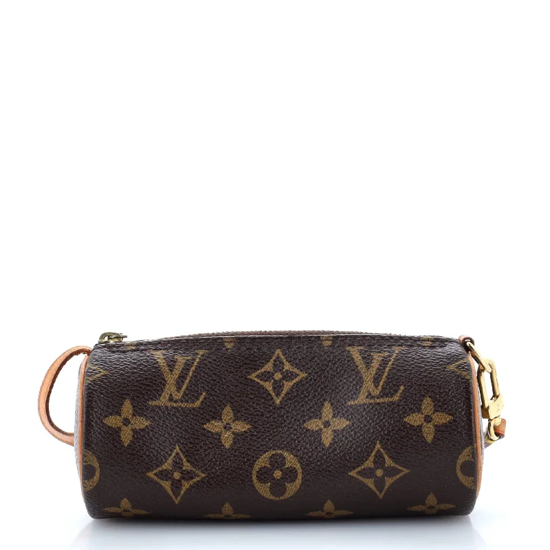 Ladies Louis Vuitton shoulder bags with a wide - width strap for comfortPapillon Pochette Monogram Canvas Mini