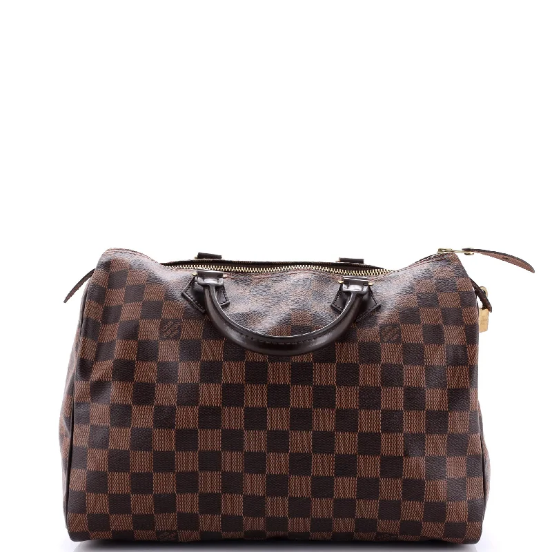 Louis Vuitton Alma bags with a leather - wrapped handle for a luxurious feelSpeedy Handbag Damier 30