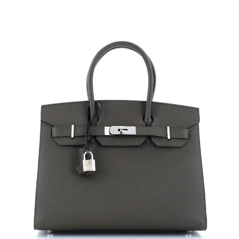 Christian Dior backpacks with a sleek, minimalist silhouetteBirkin Sellier Bag Vert Maquis Epsom with Palladium Hardware 30