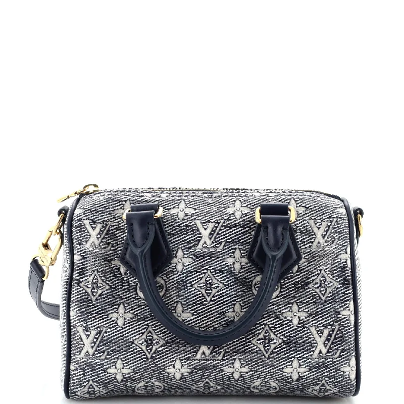 Louis Vuitton bags with a zippered interior pocket for better organizationSpeedy Bandouliere Bag Monoglam Jacquard Canvas 20