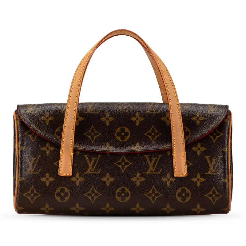 Ladies Louis Vuitton Capucines bags with gold - toned hardwareBrown Louis Vuitton Monogram Sonatine Handbag