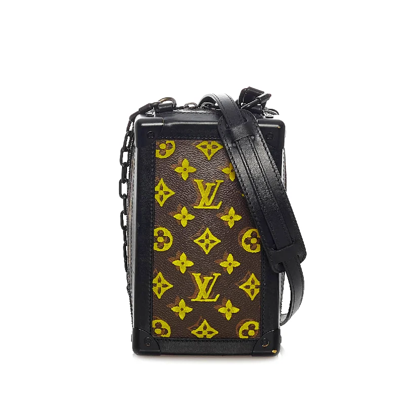 Louis Vuitton backpacks with a hidden back pocket for securityBrown Louis Vuitton Monogram Tuffetage Vertical Soft Trunk Crossbody Bag