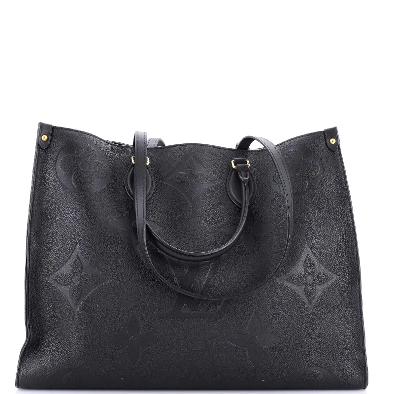 Louis Vuitton tote bags with a spacious interior and multiple pocketsOnTheGo Tote Monogram Empreinte Giant GM