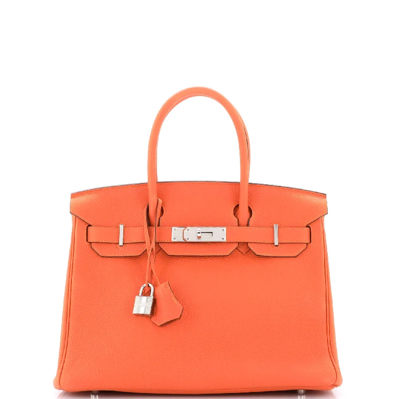 Trendsetting Christian Dior crossbody bags with a colorful strapBirkin Handbag Feu Togo with Palladium Hardware 30