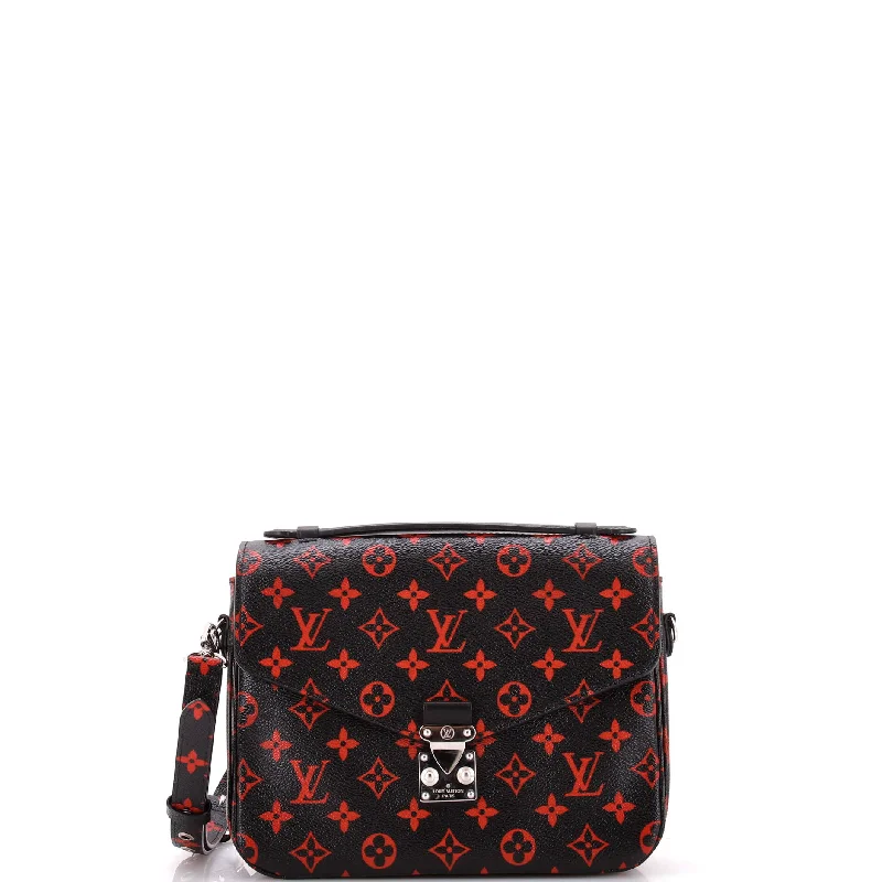 Louis Vuitton bags with a chain - link trim and a leather body for a modern edgePochette Metis Limited Edition Monogram Infrarouge