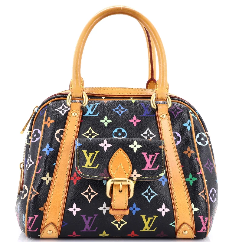 Christian Dior Saddle bags with a patent leather finish for a shiny lookPriscilla Handbag Monogram Multicolor