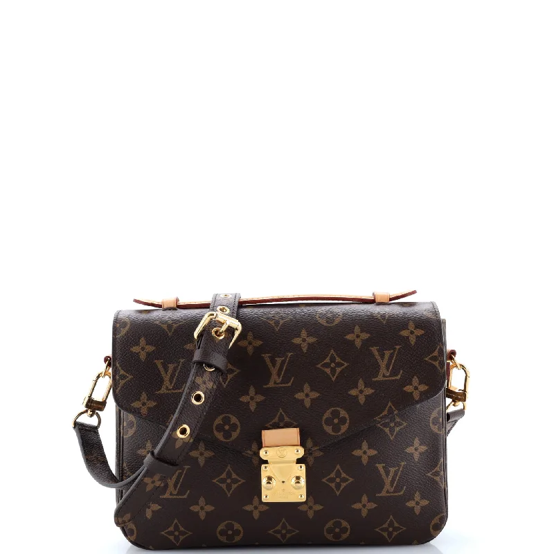 Ladies Louis Vuitton Capucines bags with gold - toned hardwarePochette Metis Monogram Canvas