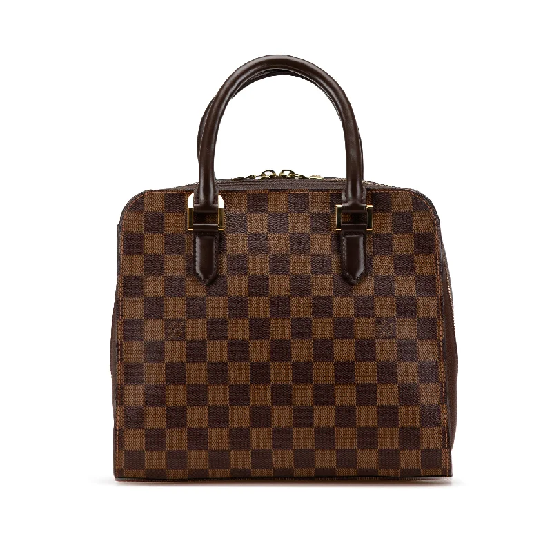 Louis Vuitton Neverfull bags with large capacity for everyday essentialsBrown Louis Vuitton Damier Ebene Triana Handbag