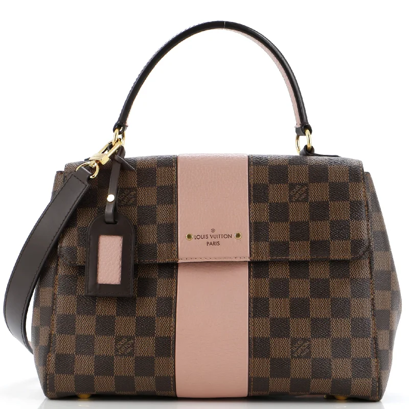 Christian Dior handbags with a removable shoulder strap for versatilityBond Street Handbag Damier with Leather MM