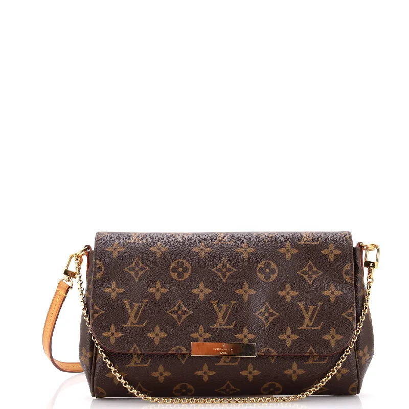 Louis Vuitton handbags with a metal - framed clasp for durabilityFavorite Handbag Monogram Canvas MM