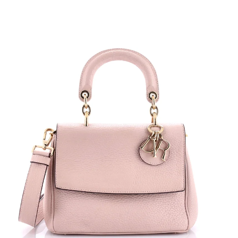 Trendsetting Christian Dior crossbody bags with a colorful strapBe Dior Bag Pebbled Leather Small