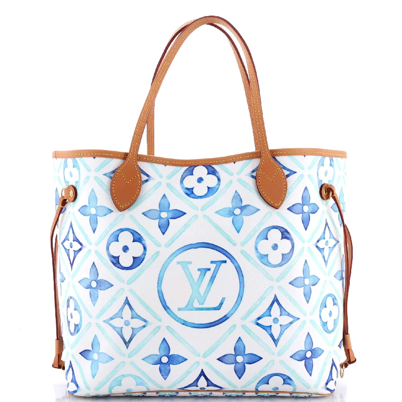 Louis Vuitton Alma bags featuring the signature top - handle designNeverfull NM Tote Limited Edition Monogram Tiles MM