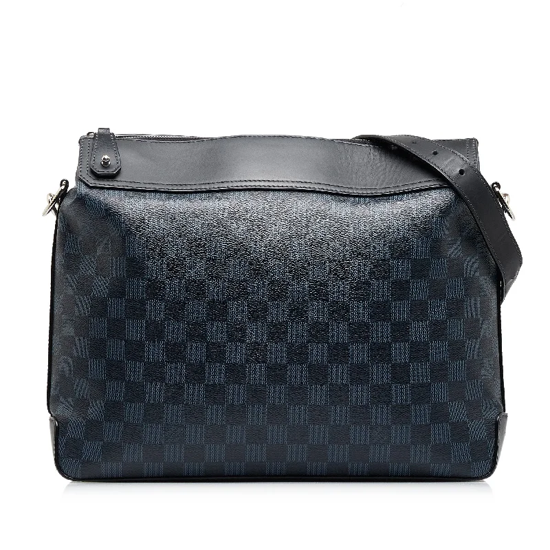 Ladies Louis Vuitton Petite Malle bags with a star - shaped charm for cutenessBlue Louis Vuitton Damier Cobalt Greenwich Messenger Crossbody Bag