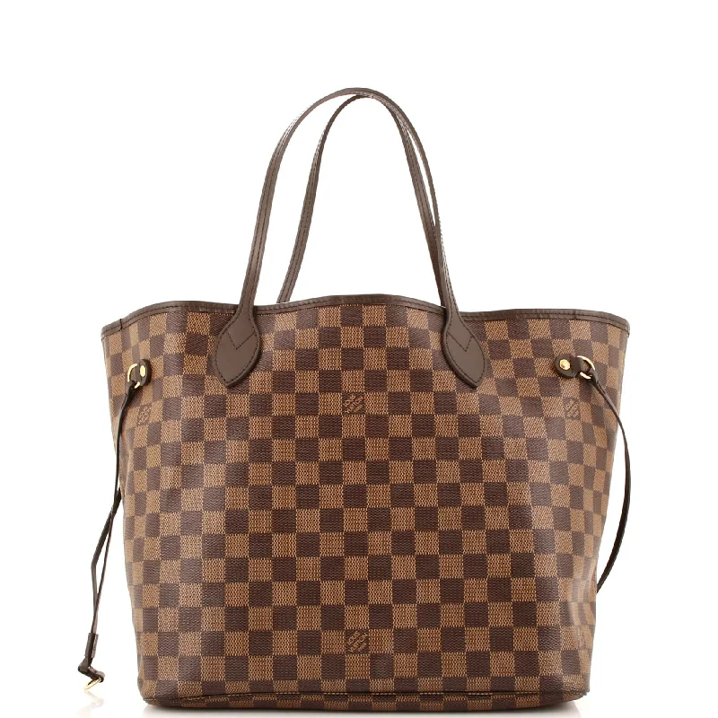 Louis Vuitton tote bags with a water - resistant coating for outdoor useNeverfull NM Tote Damier MM