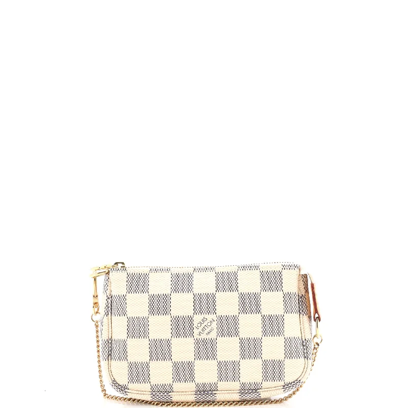 Louis Vuitton tote bags with a double - handle and shoulder - strap optionPochette Accessoires Damier Mini