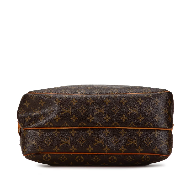 Louis Vuitton Petite Malle bags with a hard - shell structure for uniquenessBrown Louis Vuitton Monogram Reporter GM Crossbody Bag