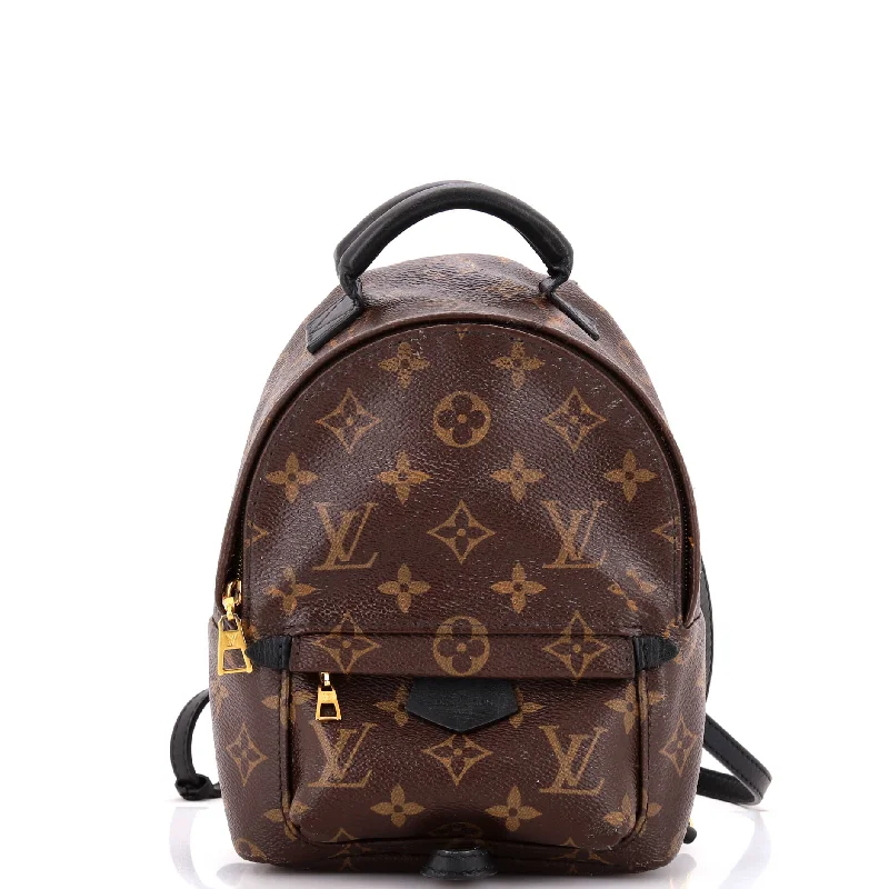 Christian Dior bags with a zip - top closure and multiple compartmentsPalm Springs Backpack Monogram Canvas Mini