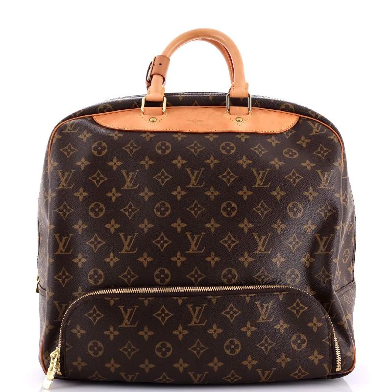 Louis Vuitton bags with a detachable mobile phone holder for convenienceEvasion Travel Bag Monogram Canvas MM